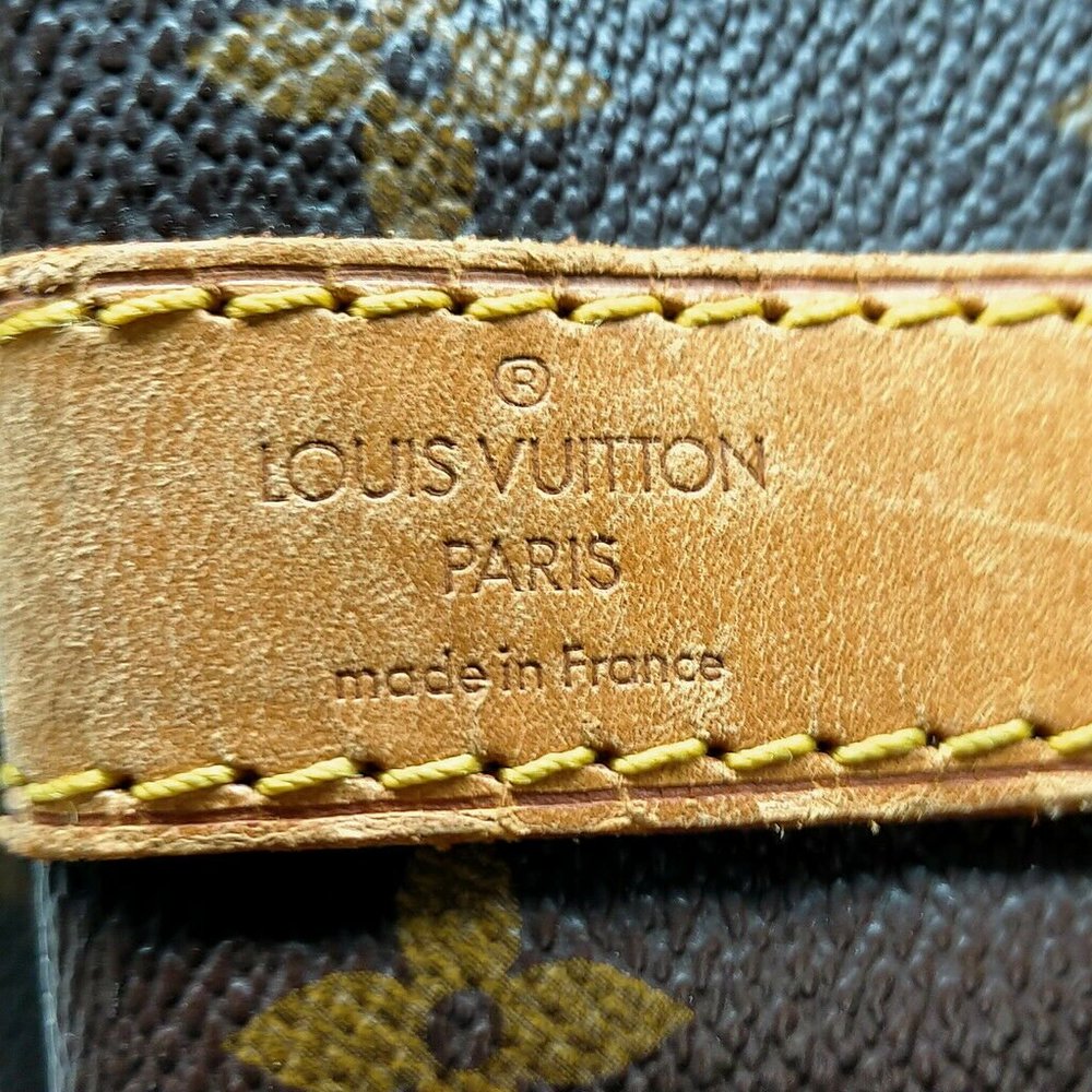 AUTHENTIC Louis Vuitton LV Boston Bag Keepall Bandouliere 55 Browns Monogram - Picture 7 of 11